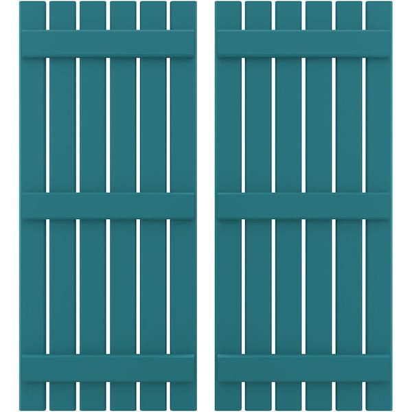Ekena Millwork Americraft 6-Board, 3 Batten Exterior Real Wood Spaced Board-n-Batten Shutters, ARW401SB623X59ANH, PR ARW401SB623X59ANH - main